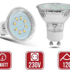 GU10 1Watt LED 230Volt Leuchtmittel