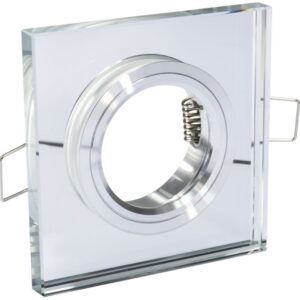Glas Einbaustrahler Elisa Chrom