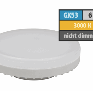 LED-Strahler 6Watt warmweiß GX53 LS-653