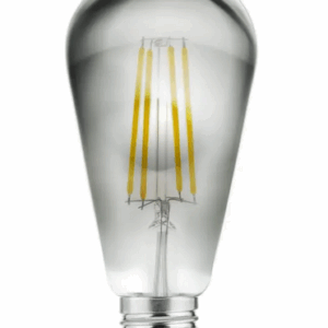 E27 LED Leuchtmittel ST64 6Watt 500Lumen Rauchglas