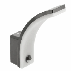 20Watt LED Wandleuchte NICEA mit Bewegungsmelder schwarz