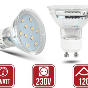 GU10 3Watt LED 230Volt Leuchtmittel