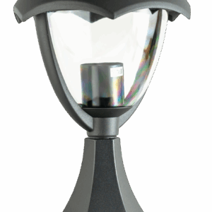 31cm Sockelleuchte GRANDE schwarz matt