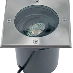 IP67 Bodenleuchte schwenkbar GU10 230Volt ECKIG