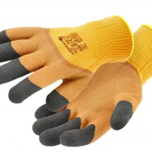 LYCK isolierte, latexbeschichtete Handschuhe – Orange, Größe 9