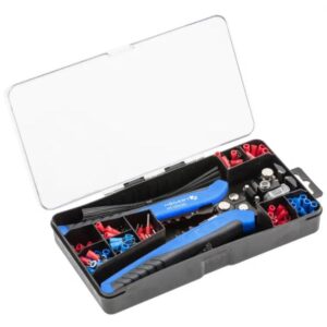 Automatische Abisolierzange / Crimpzange + Steckverbinder