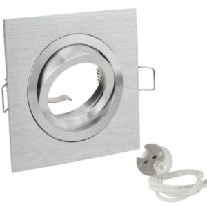 LED Einbaustrahler Nick - aluminium gebürstet