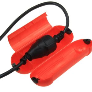 Sicherheits-Schutzbox für Kabel, IP44 205 x Ø 68mm, rot