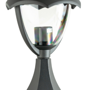 31cm Sockelleuchte GRANDE schwarz matt