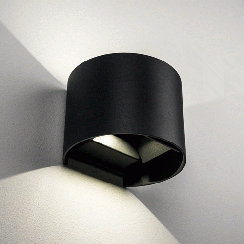 Wandleuchte Reka rund anthrazit 7W LED 1 Wandleuchte Reka rund anthrazit 7W LED