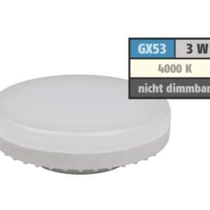 LED-Strahler 3Watt neutralweiß GX53 LS-353