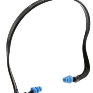 STEIN Gehörschutzstöpsel mit Kopfbügel – Schwarz/Blau, Unisex