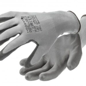 HUNTE PU-beschichtete Schutzhandschuhe grau/schwarz