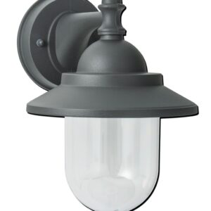 Wandleuchte Toskana Grau IP54 E27 Leuchtmittel