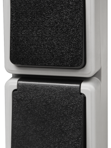 Kombi-Dose Feuchtraum IP44 Grau "Taff