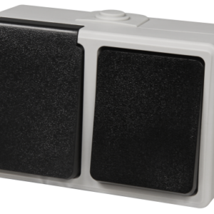 Kombi-Dose Feuchtraum IP44 Grau "Taff