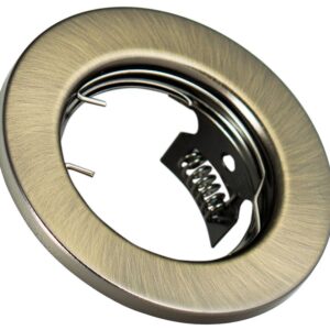 Einbaustrahler Parma Optik: Altmessing gebürstet