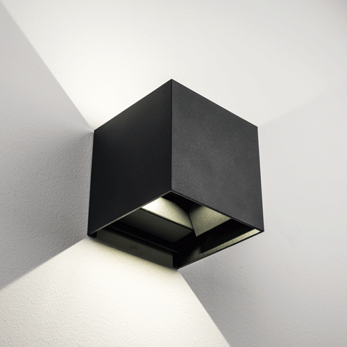 Wandleuchte Reka quadratisch anthrazit 7W LED 1 Wandleuchte Reka quadratisch anthrazit 7W LED