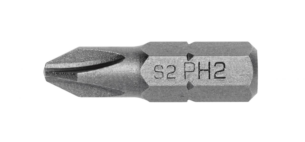 Bit PH2 25mm Kreuzbit Schraubendreher-Einsatz 1 Bit PH2 25mm Kreuzbit Schraubendreher-Einsatz