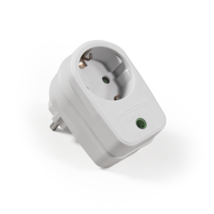 Steckdosenadapter McPower mit Überspannungsschutz, 230V/3500W