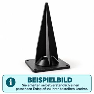 Erdspieß für Sockelleuchte / Standleuchten - Gartenleuchten